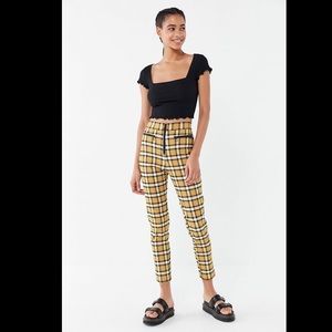 UO Susie High Waisted Zip-Front Pants
